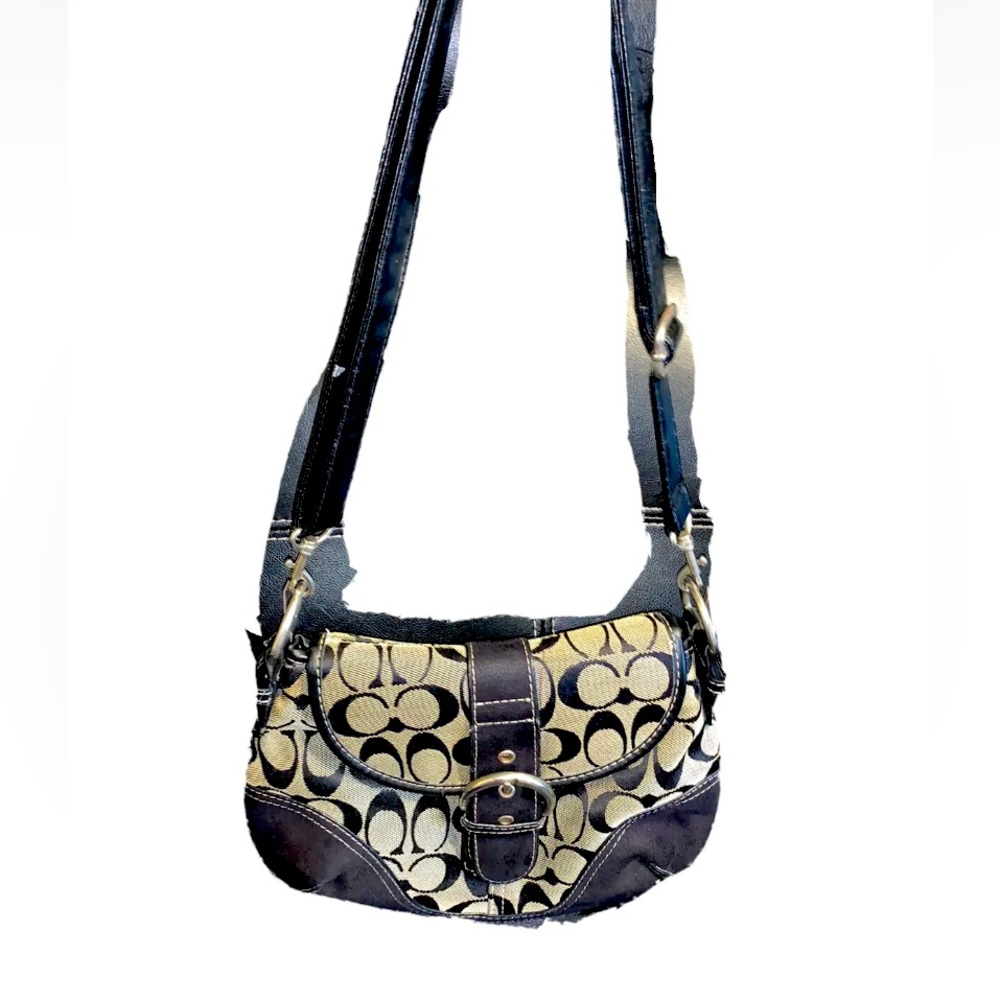 Black coach handbag